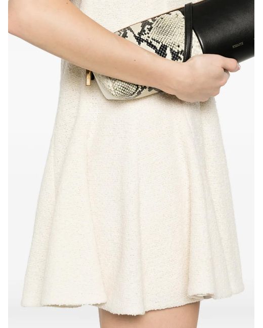 Khaite White Mags Sleeveless Dress