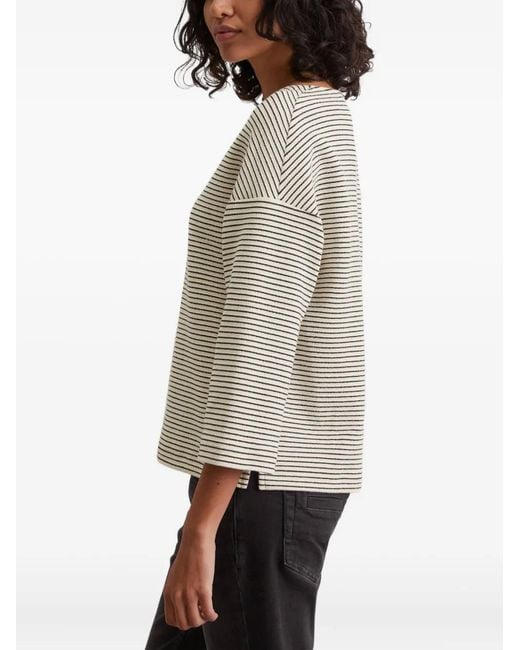 Marc O' Polo White Striped T-Shirt