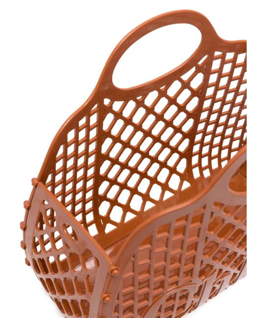 Chloé Brown Chloã Chloã Cage Tote Bag