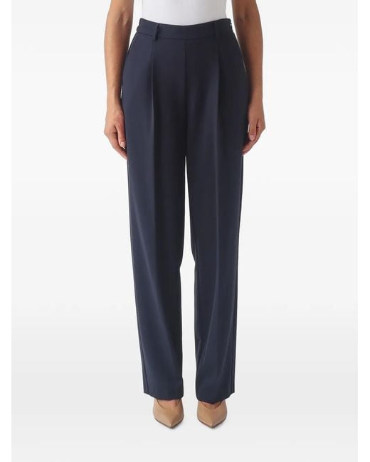 Twinset Blue Pleated Trousers