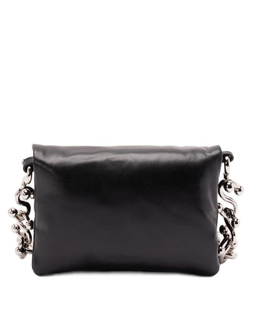 Sportmax Black Mini Softy Chain-Strap Shoulder Bag