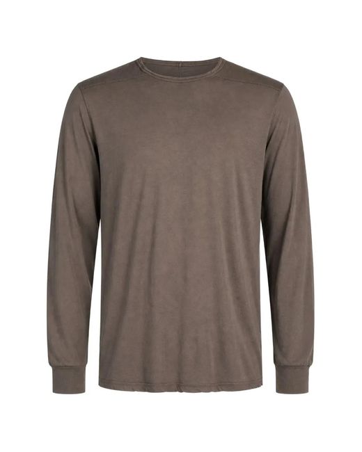 Rick Owens Brown Long-Sleeve Sweater for men