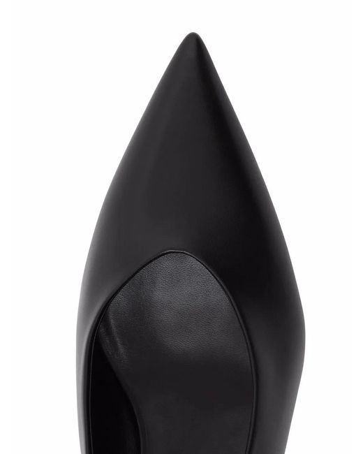 Burberry Black Spitze Slingback-Pumps