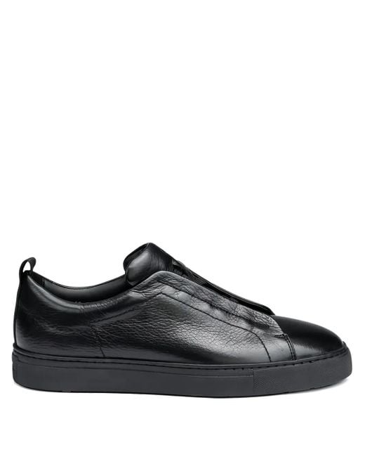 メンズ Lloyd Melos レザースリッポンスニーカー Black