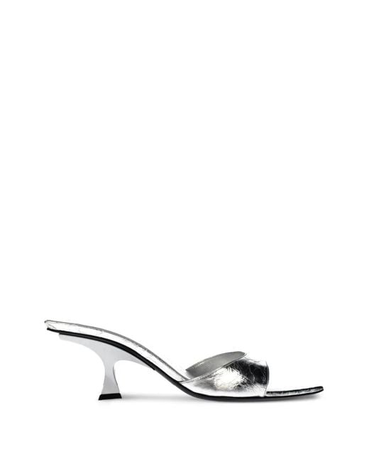 The Attico White Bes Sandals