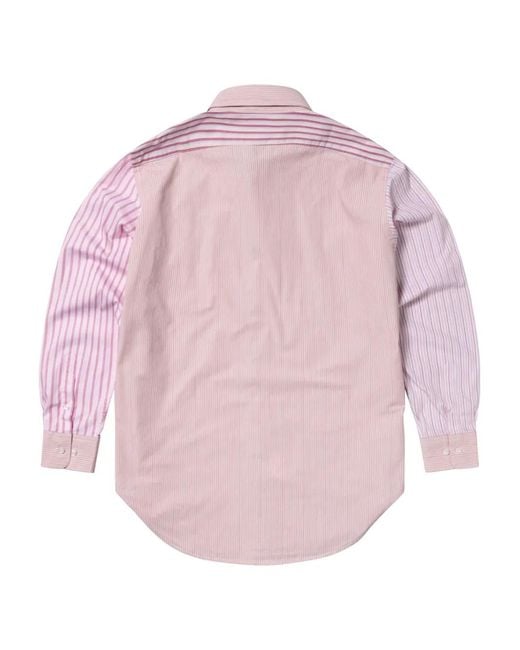 Aries Pink Striped Button-Up Shirt