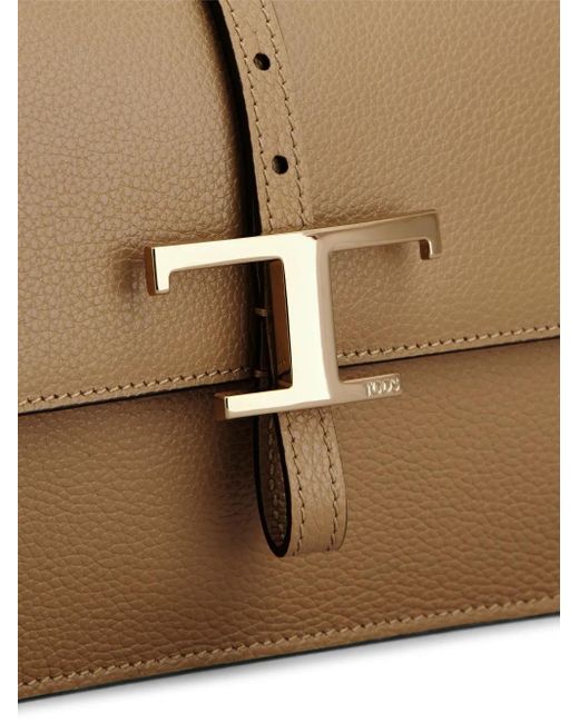 Tod's Brown Mini Tasche Mit T-Schnalle