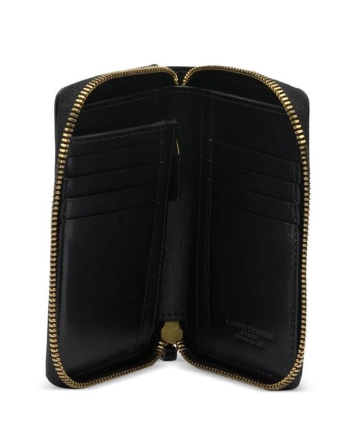 Gianni Chiarini Black Zip Charm Wallet