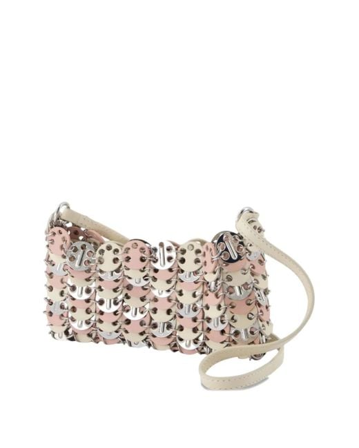 Rabanne Gray Disc Shoulder Bag
