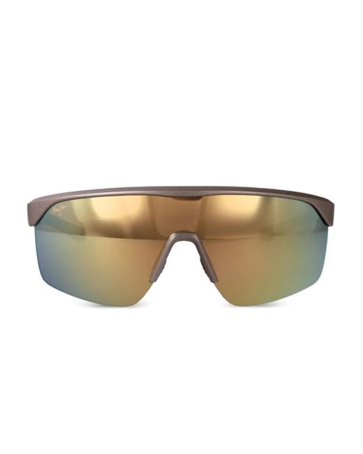 Maui Jim Natural Paluna Geometric-Frame Sunglasses for men