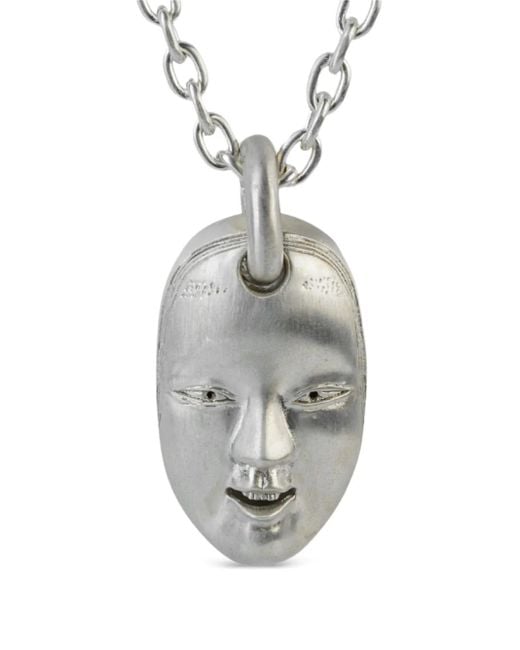 Parts Of 4 White X Dualflow Mask Necklace