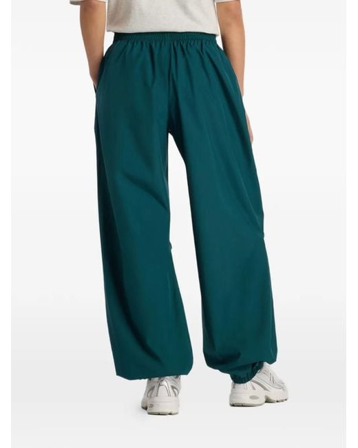New Balance Green Trackside Woven Track Pants