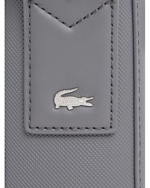 Lacoste Gray Logo Cross Body Bag for men