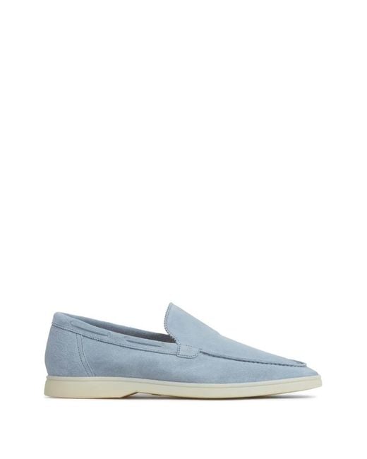 Aurélien Blue Yatch Suede Loafers for men