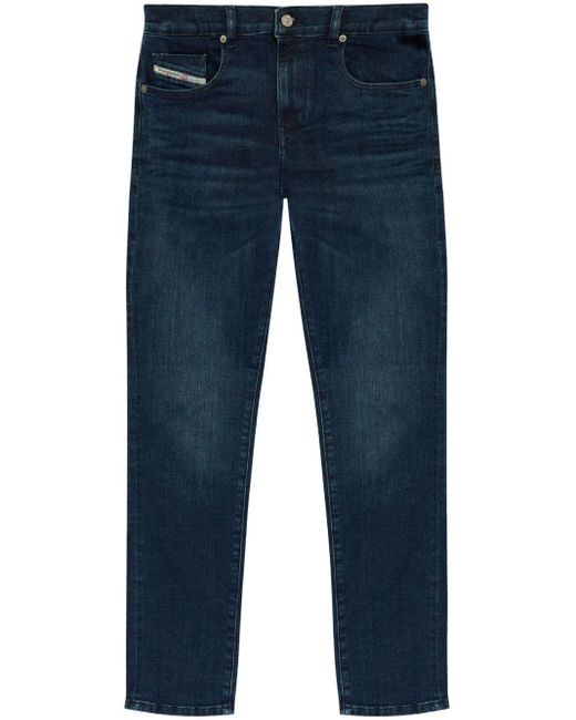 DIESEL Blue D-Strukt 2019 Slim-Cut Jeans for men