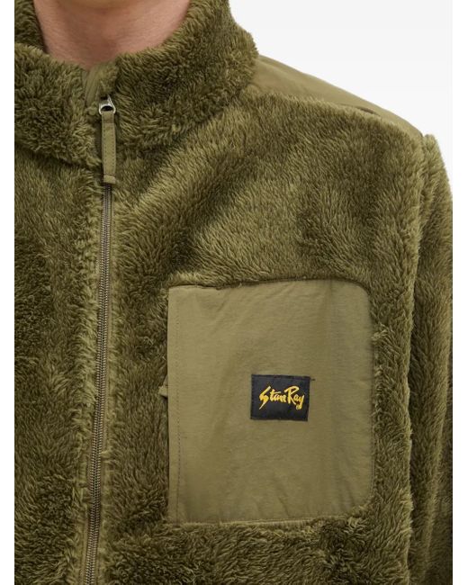 Giacca A Collo Alto di Stan Ray in Green da Uomo
