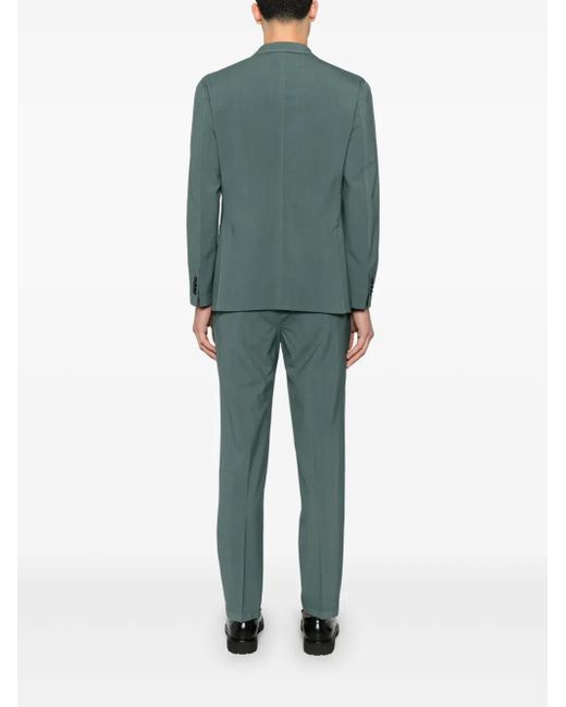 Boglioli Green Virgin-Wool Suit for men