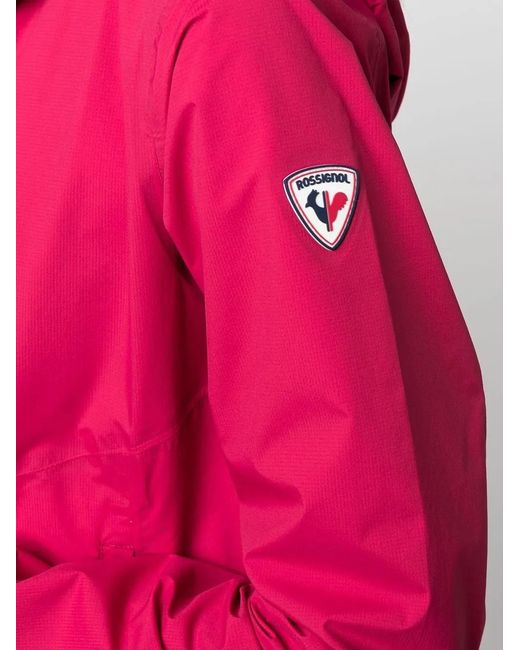 Rossignol Pink Hooded Zip-Up Jacket