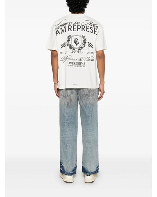Represent White Crest T-Shirt for men
