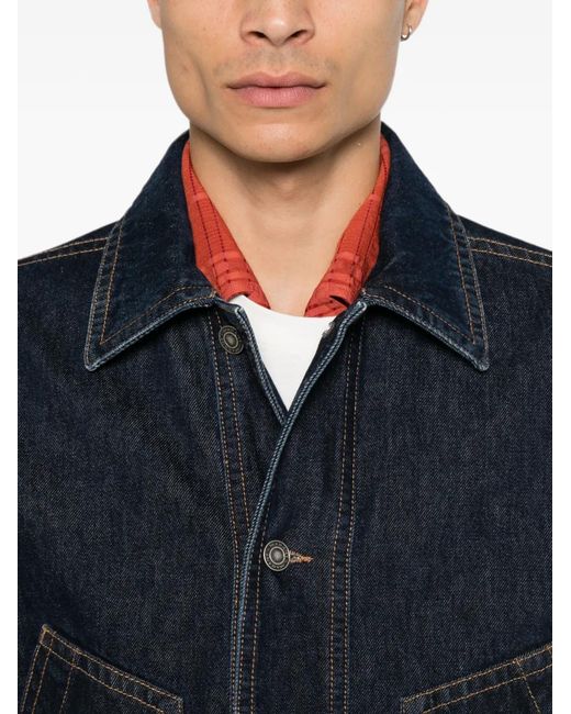 Isabel Marant Blue Jorest Denim Jacket for men