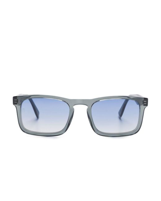Tommy Hilfiger Blue Rectangle-frame Sunglasses for men