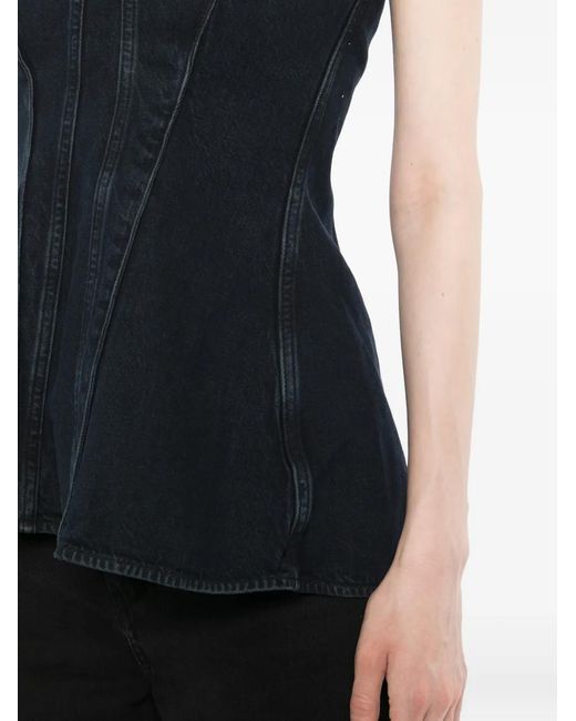 Agolde Korset Top in het Black