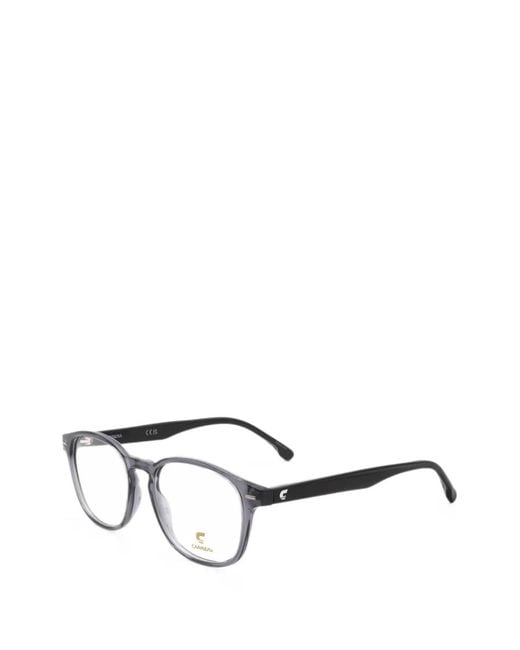 Carrera Gray Round-Frame Glasses for men