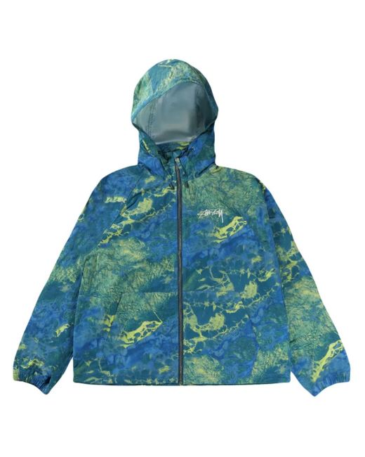 Stussy Blue Beach Shell Jacket for men