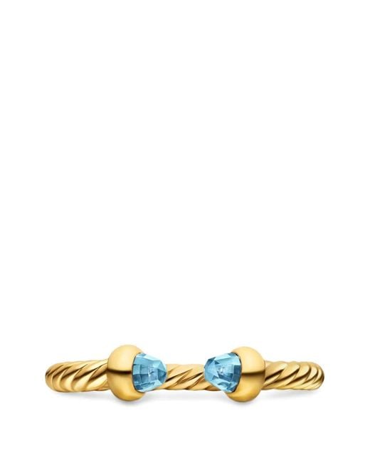 David Yurman Metallic Micro Cablespira Flex Open Ring