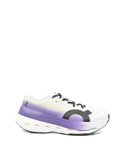 On Shoes White Cloudboom Max Sneakers for men