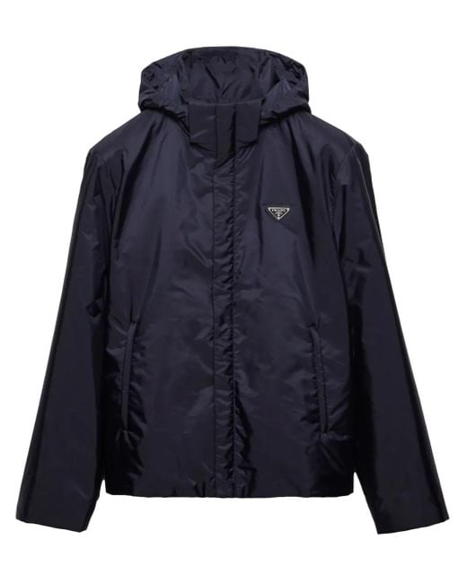メンズ Prada ロゴ ジャケット Blue