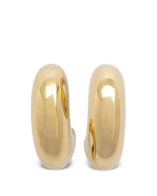 Trussardi Metallic Hoop Earrings