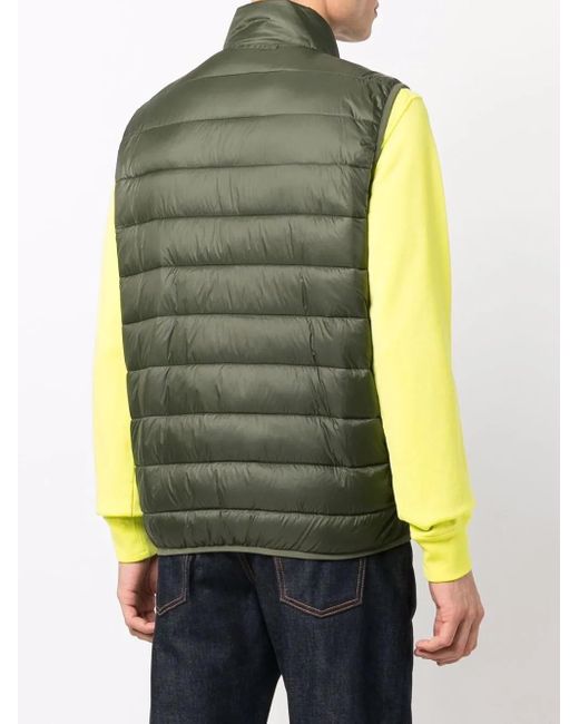 Barbour Green Padded Logo Gilet for men