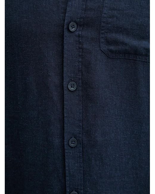 Mammut Blue Alvra Short-Sleeve Chest-Pocket Shirt for men