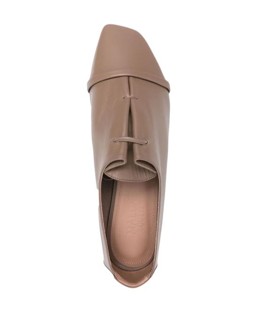 Malone Souliers Brown Jean Leather Oxford Shoes