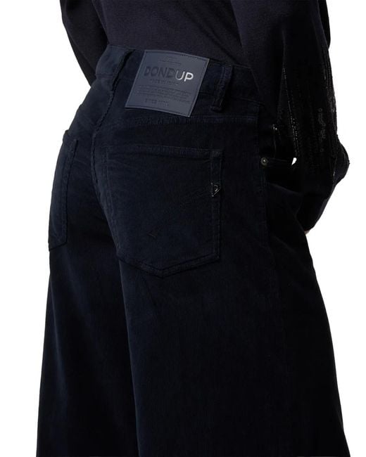 Dondup Blue Corduroy Trousers