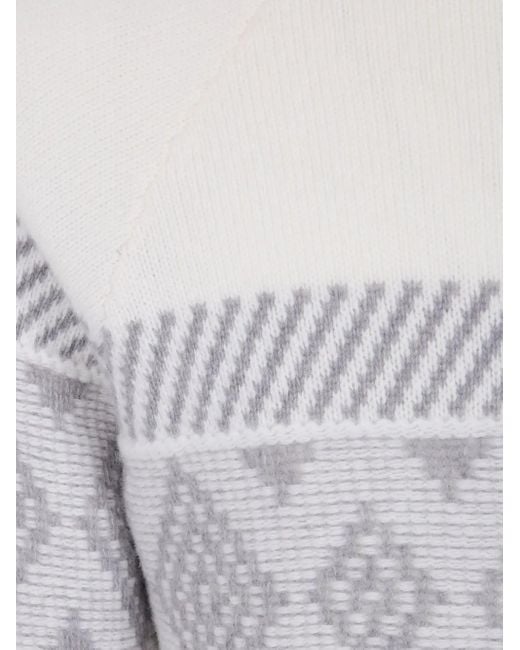 Barba Napoli White Wool Jumper for men