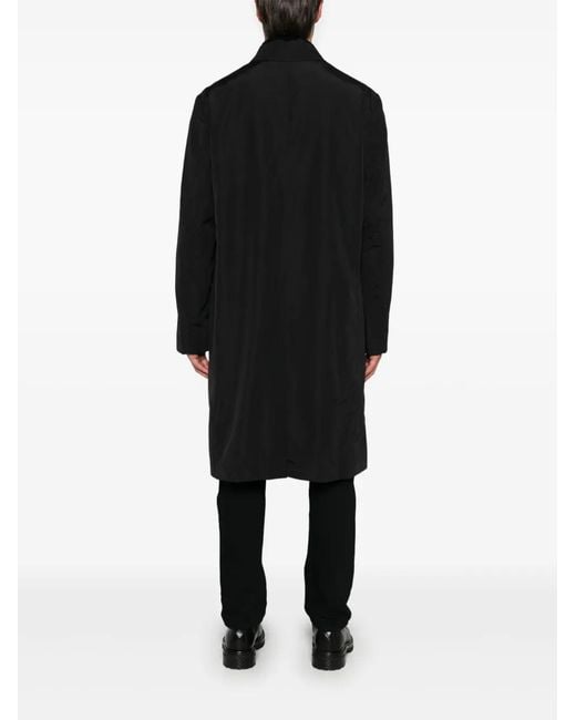 Rohe Black Single-Breasted Coat for men