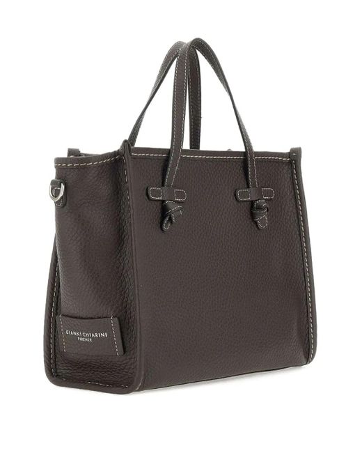 MARCELLA CLUB Brown Leather Tote Bag