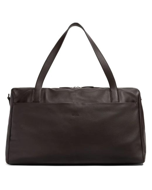 メンズ Zegna Secondskin ボストンバッグ Black
