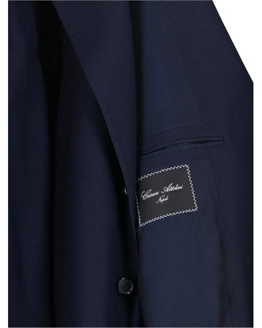 Cesare Attolini Blue Monopetto Blazer for men