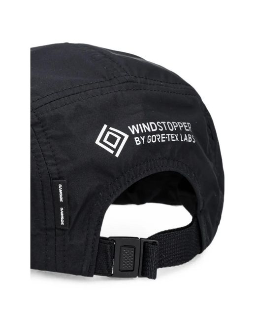 Samsøe & Samsøe Black Logo Baseball Cap for men