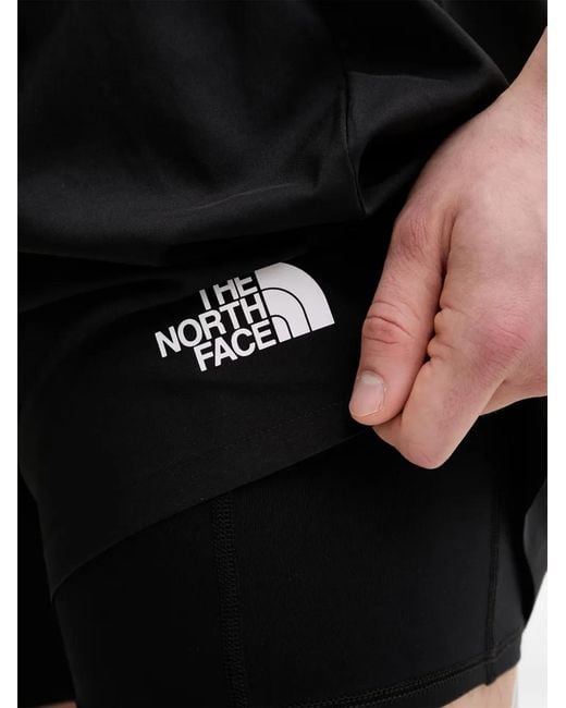 The North Face Black Logo-Print Elasticated-Waist Shorts for men