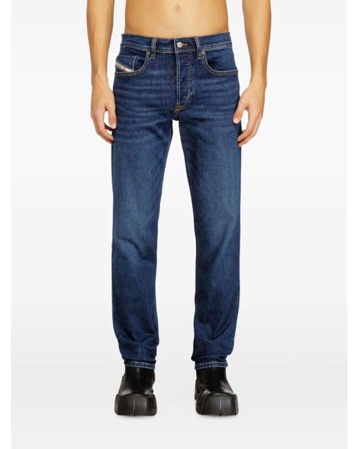DIESEL Blue D-Finitive Button Jeans for men