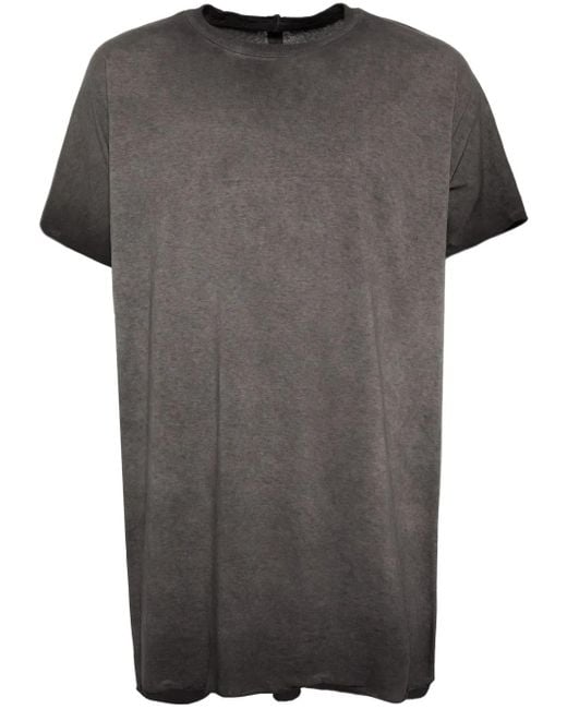 Boris Bidjan Saberi Gray Faded T-Shirt for men