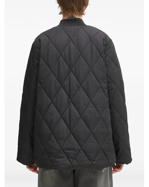 Barbour Gewatteerd Jack in het Black
