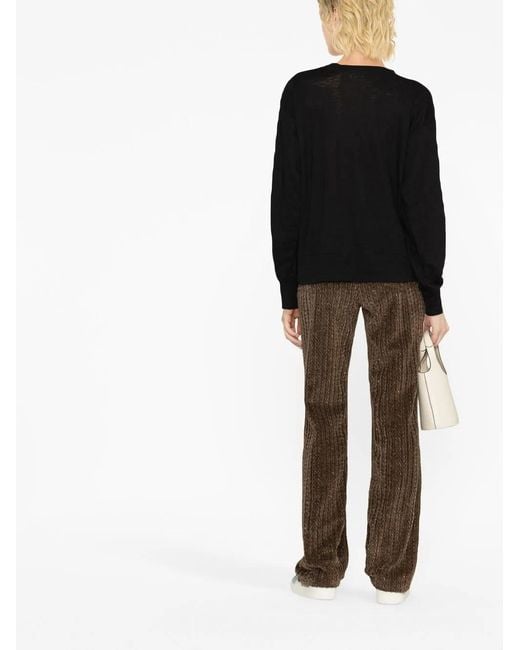 Isabel Marant Black Sweatshirt With Print