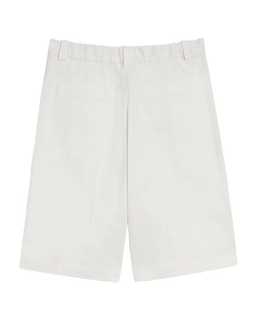 メンズ Jil Sander ベルテッド ショートパンツ White