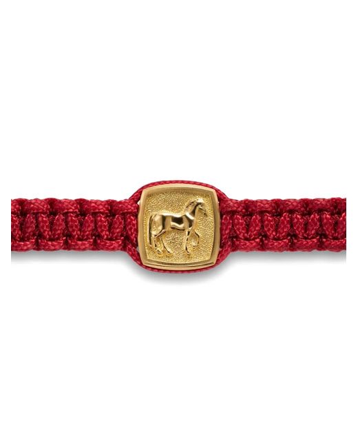 David Yurman Red 18K Petrvs Horse-Amulet Bracelet for men