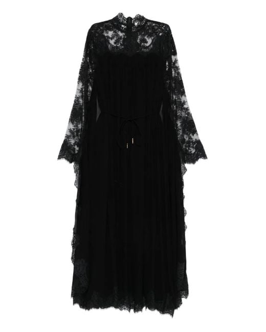 Zimmermann Black Hypnotic Batwing Maxi Dress